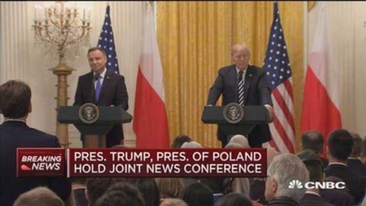 Polish president: No one questions that Trump knows how to calculate