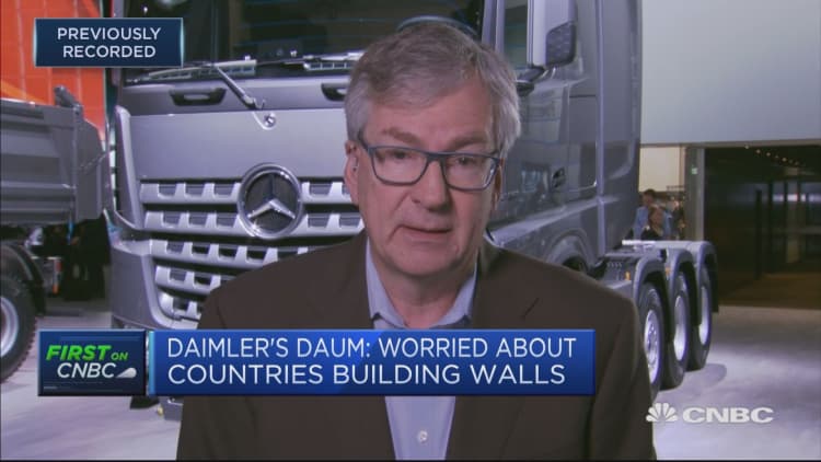 Daimler board member: Depend on free exchange of goods, ideas and people