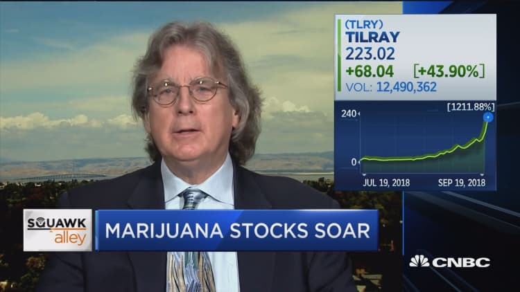 It'll take longer than five years for Tilray to grow into this valuation, says Roger McNamee