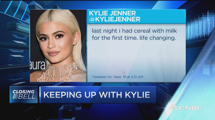 Kylie Jenner's impact on stocks