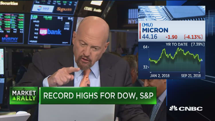 Jim Cramer: People who are selling their Micron stocks are selling it back to Micron