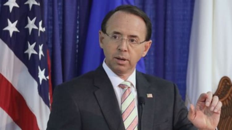 Deputy AG Rod Rosenstein to meet with President Trump Thursday over Times article