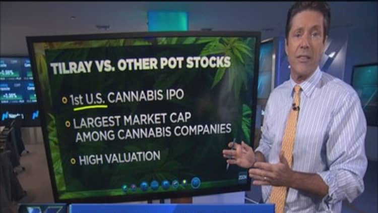Key difference between Tilray and other pot stocks