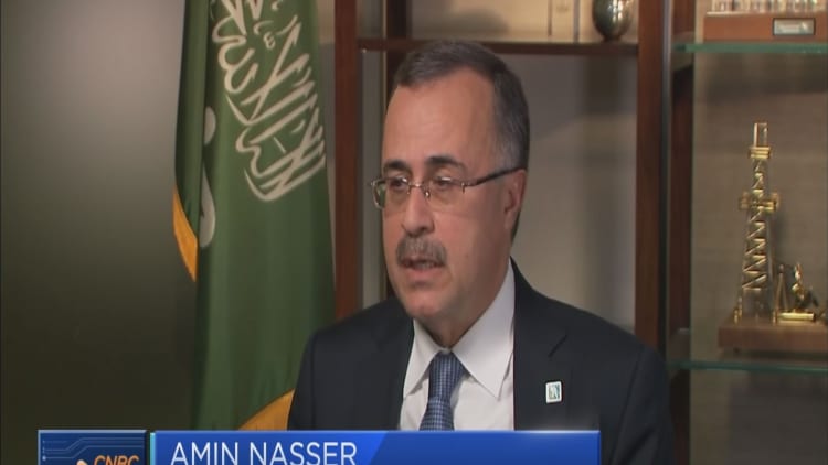 Saudi Aramco CEO: Saudi government is 'committed' to the IPO