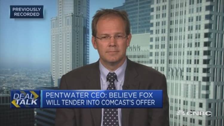 Pentwater Capital CEO: Expect Comcast to make more acquisitions