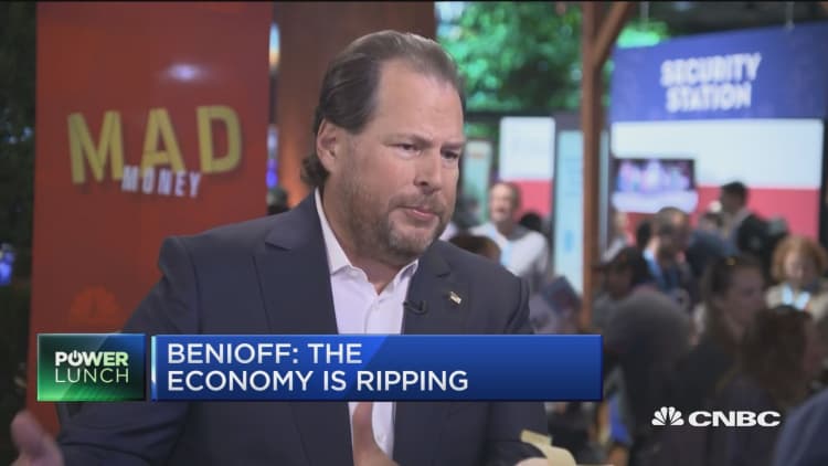 Salesforce CEO: The economy is ripping