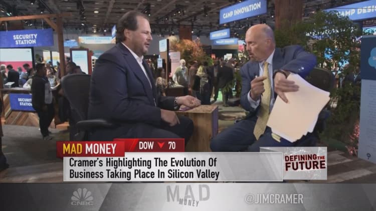 CRM CEO Benioff says he has 'Apple in his veins'