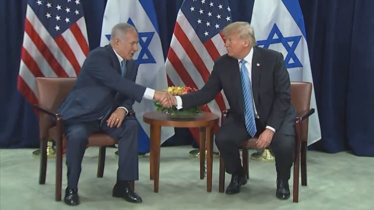 Trump and Israel's Netanyahu meet