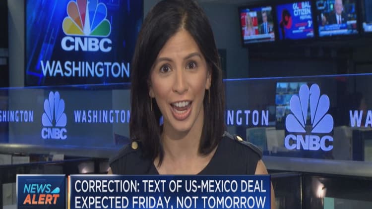 Correction: Text of US-Mexico trade deal expected Friday, not Thursday