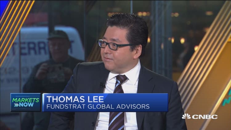 There is pent up demand for businesses to expand, says Fundstrat Global Advisors' Tom Lee