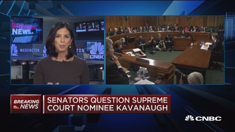 Brett Kavanaugh angrily denies allegations in Senate testimony