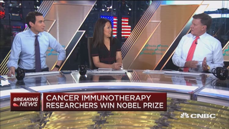 Cancer immunotherapy researchers win Nobel Prize