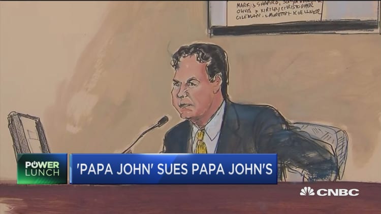 Papa John's founder mentions ouster 'intuition'