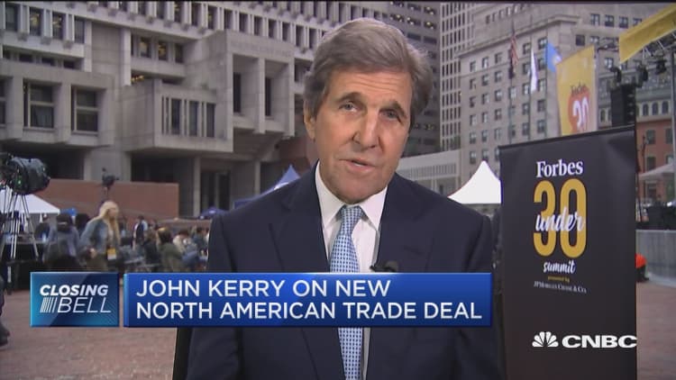John Kerry: 95 percent of the customers are outside the world and we need them too