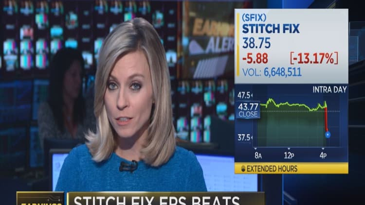 Stitch Fix EPS beats, though the stock is seeing downward pressure