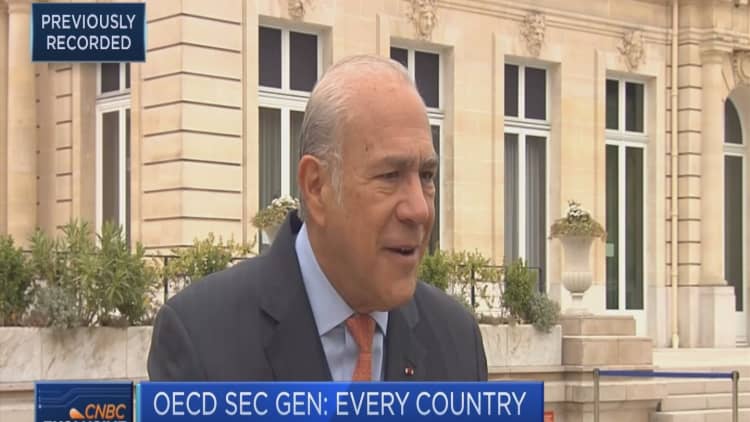OECD secretary general: Uncertainty is worst enemy of recovery, growth