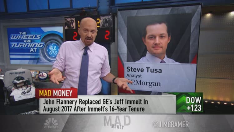 Cramer explains why GE's board really booted former CEO John Flannery