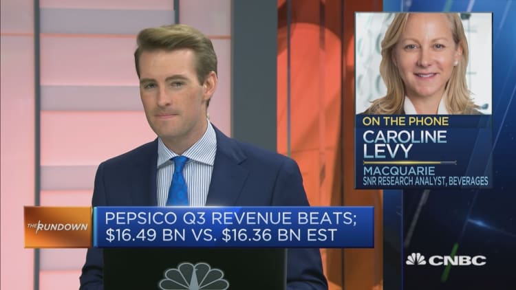 Discussing PepsiCo's third quarter earnings report