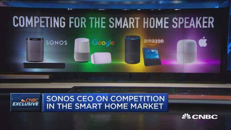 Sonos CEO: We're not focused on pushing one particular voice or music streaming service