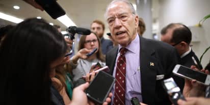 GOP Sen. Grassley warns Trump not to declare an emergency over the wall