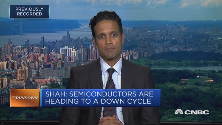 The semiconductor sector is heading to a down cycle: Expert