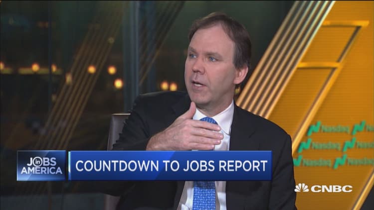 Investors will be more optimistic with a reasonably healthy jobs number, says strategist