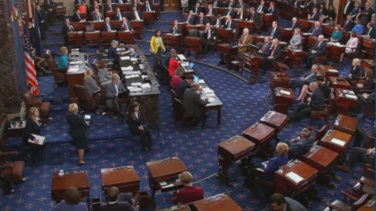 Senate voting to proceed on Kavanaugh nomination