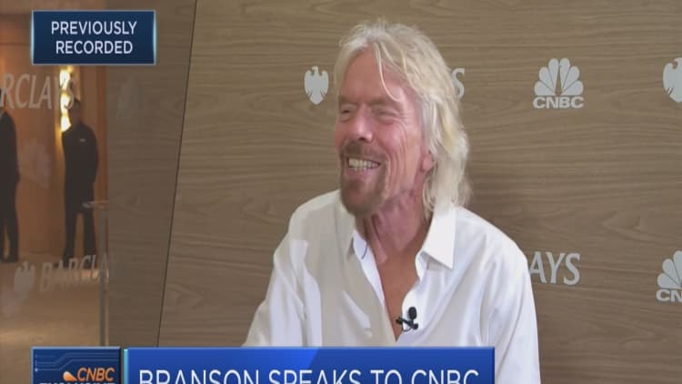 Richard Branson: Virgin Galactic's first trip to space in weeks, not months