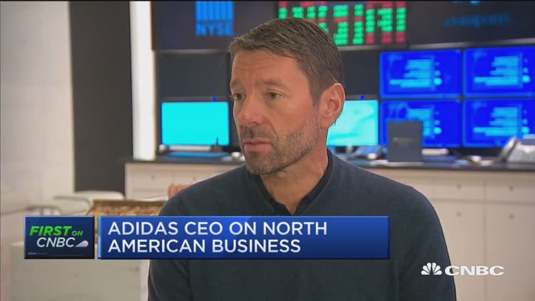 Adidas CEO: No company impact from China-US trade war