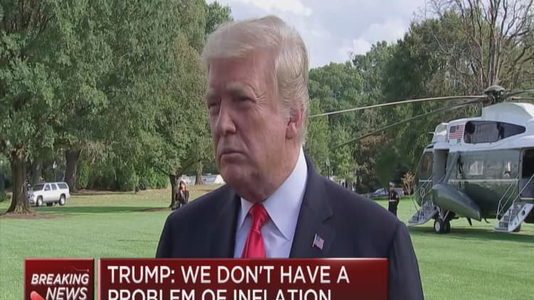 Trump: We don't have to go as fast on interest rates