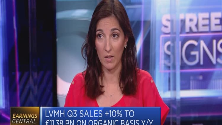 Analysts expect sales decline LVMH