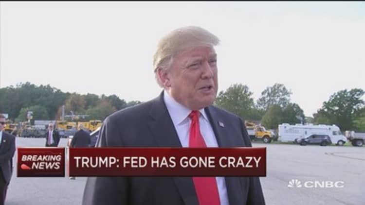 The Fed has gone crazy: Trump