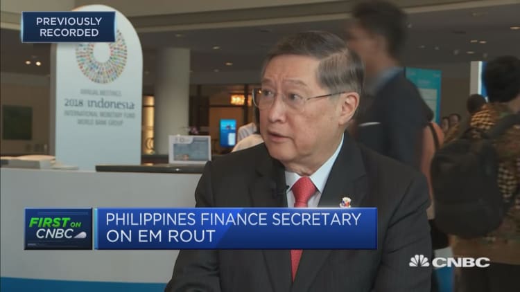 The Philippines is in a good position to deal with emerging markets rout: its finance secretary says