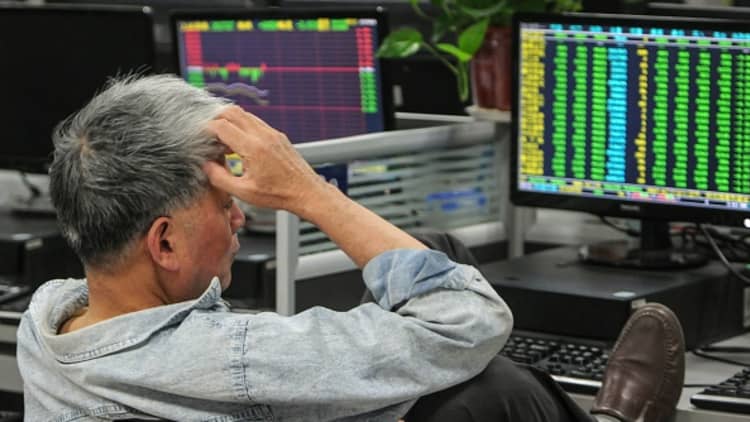 China stocks hit lowest level in nearly four years