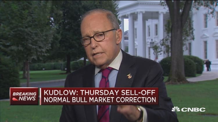 Kudlow: Trump not dictating policy to the Fed