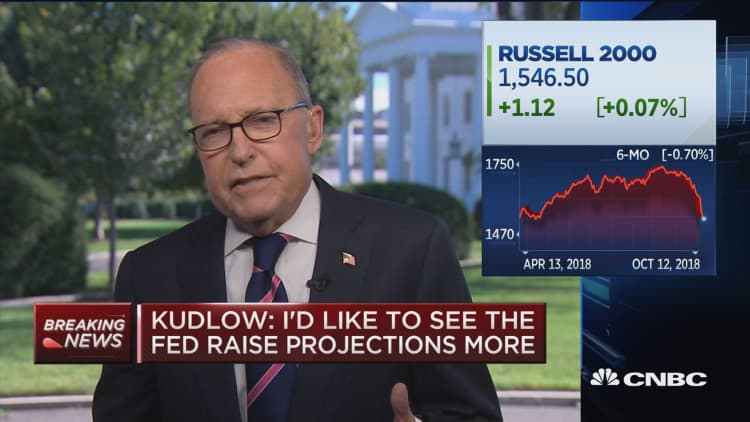 Larry Kudlow says we're in a booming economy, believes sell-off was a correction
