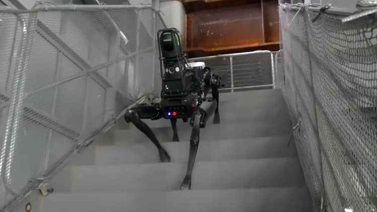 Watch Boston Dynamics' robotic dog help with inspections on a construction site