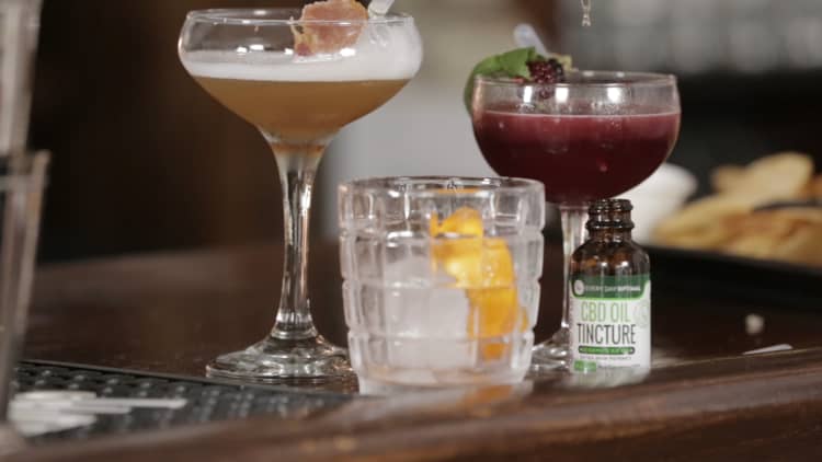 We tried CBD-infused cocktails and we couldn't tell the difference