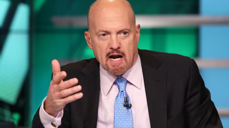 Jim Cramer reacts to President Trump's comments on the market sell-off