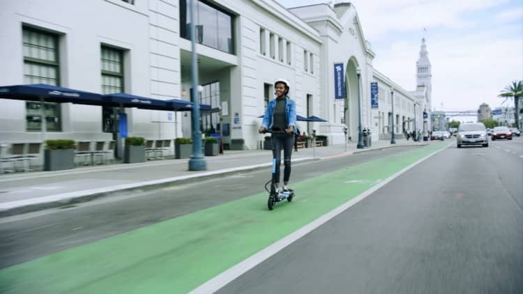 Scooters return to San Francisco streets