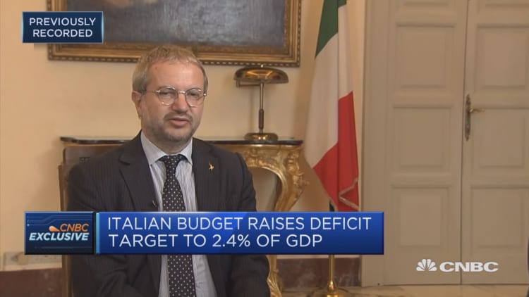 Proposed budget is what Italy needs to cope with lack of growth, Lega advisor says