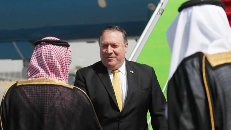 Secretary of State Pompeo arrives in Saudi Arabia