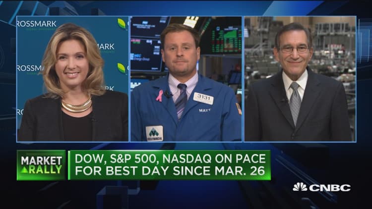 Closing Bell Exchange: Major indices on pace for best day since March 26th