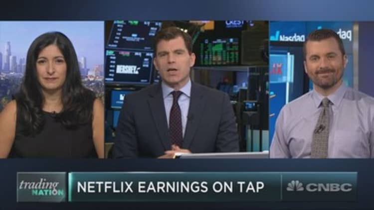 Netflix soars ahead of earnings