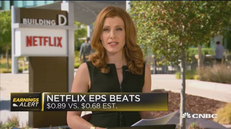 Netflix surges on strong subscriber growth