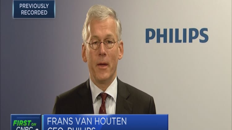 Philips CEO: Had high single-digit revenue growth in China