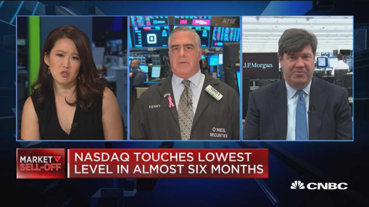 No sense of panic in the market despite sell-off, O'Neil Securities director says