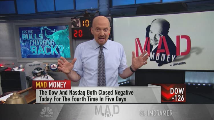 The fear gauge and strong earnings tell Jim Cramer this bottom in the stock market may be real