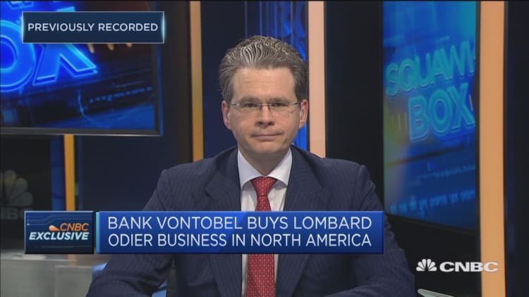 Vontobel CEO on its deal with Lombard Odier