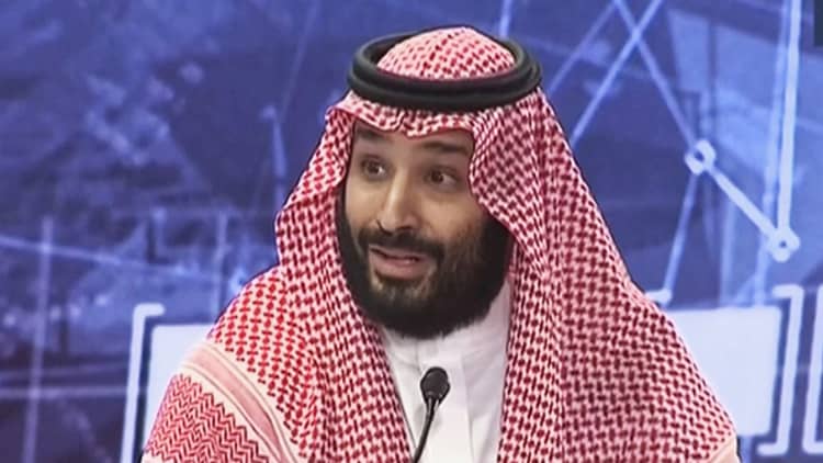Saudi crown prince addresses Khashoggi investigation at FII conference